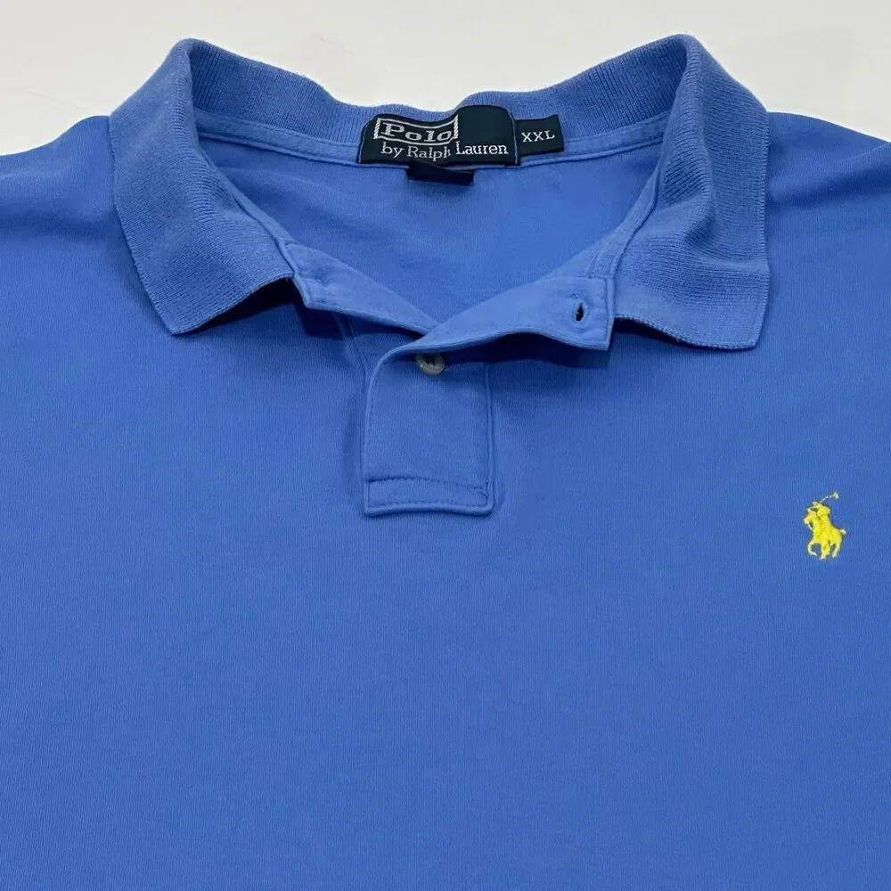 Polo by Ralph Lauren Men's Polo Shirt Blue‎ Size XXL